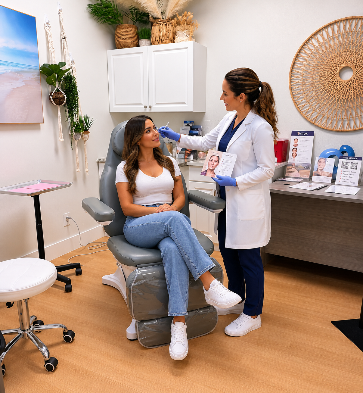 Aesthetic consultation for Sculptra and Radiesse at Oceans Med Spa in Tampa 