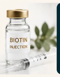 Biotin injection vial