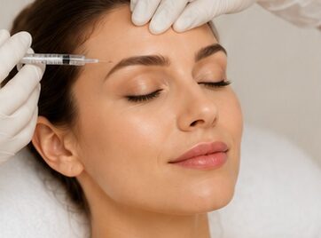 Professional cosmetic injection and facial aesthetics consultation
